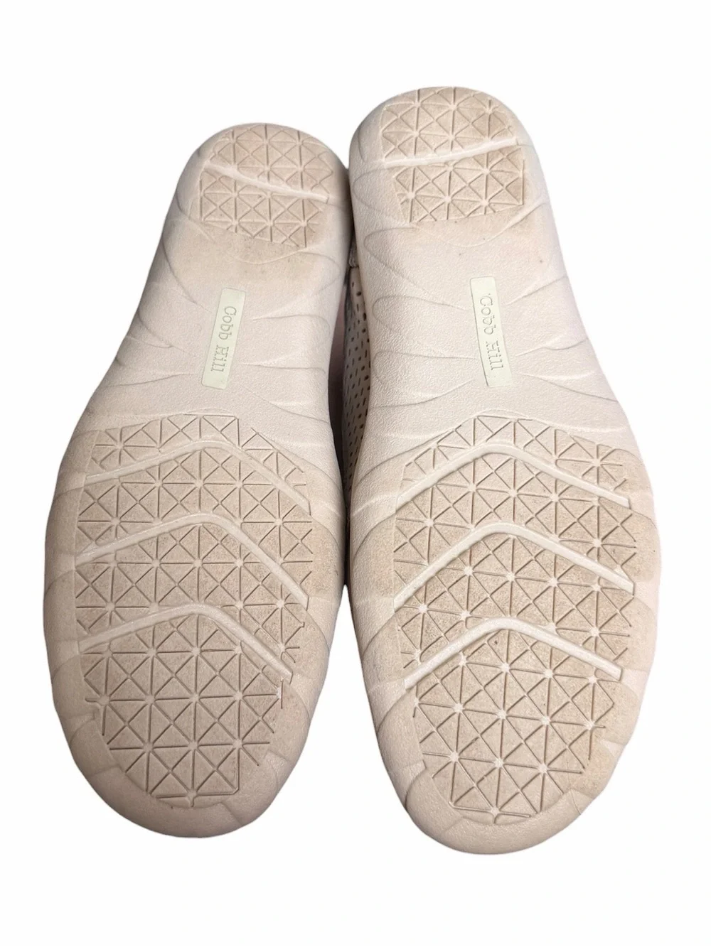 Rockport 7 Taupe & Metallic Cobb Hill Amalie Zipper Slip-On Sneakers